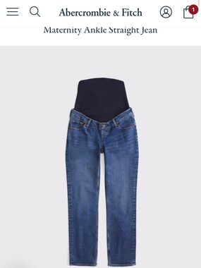 Maternity Ankle Straight Jean